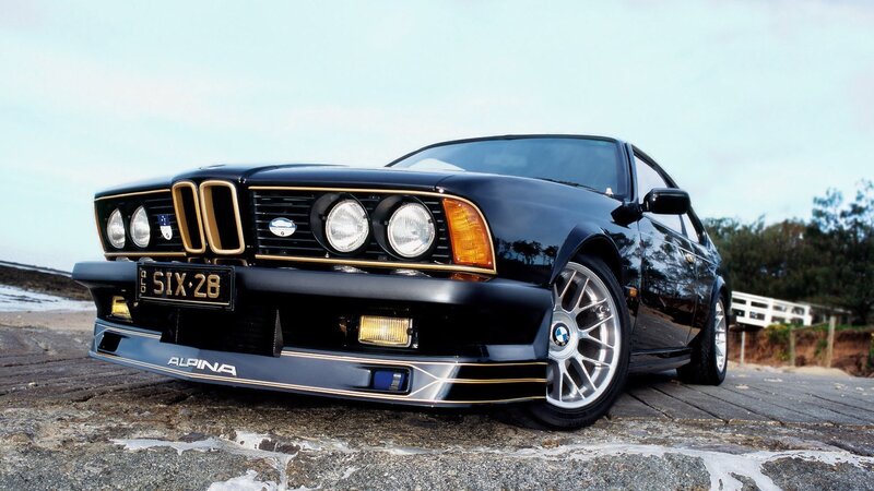 Black BMW Alpina car