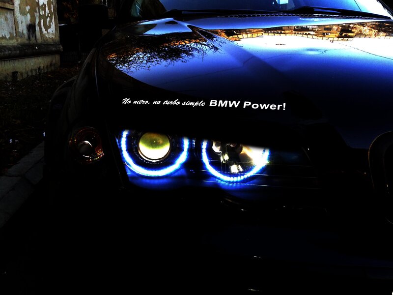 Black BMW Car — Blue