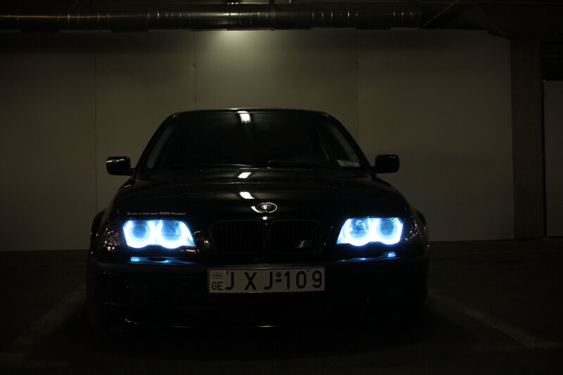 Black BMW Car — Dark, Night