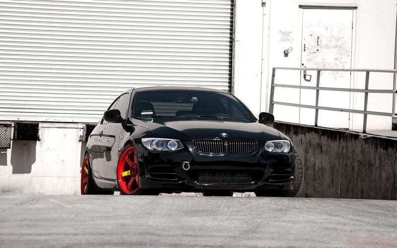 Black BMW Car — Dramatic, Afternoon