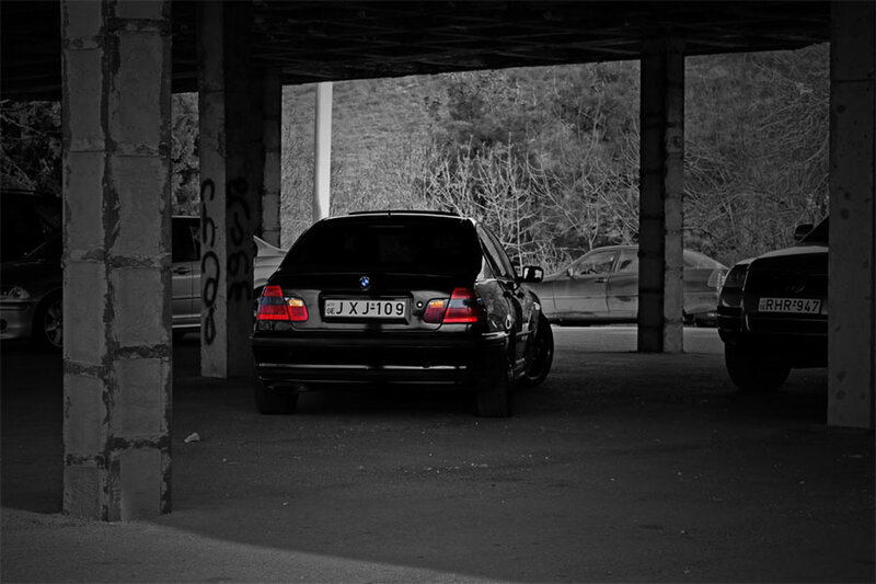 Black Bmw Car — Dramatic, Photograph, Cars