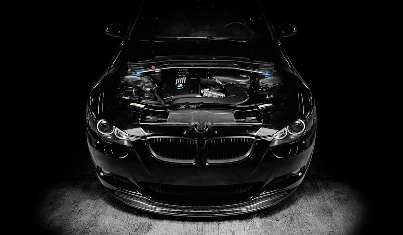 Black BMW Car — Dramatic, Photograph, Engine