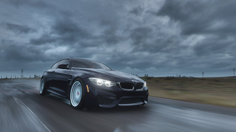 Black BMW Car — Gray, Dramatic, 3d Render