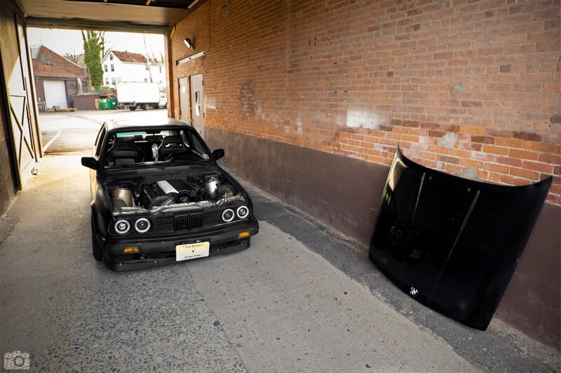 Black Bmw Car — Industrial