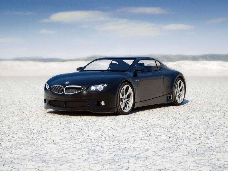 Black BMW concept car