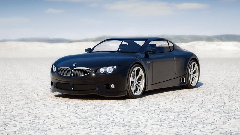 black bmw concept car