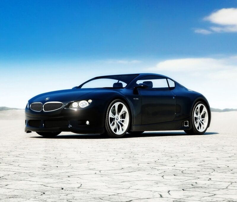 Black BMW Concept Car — Blue