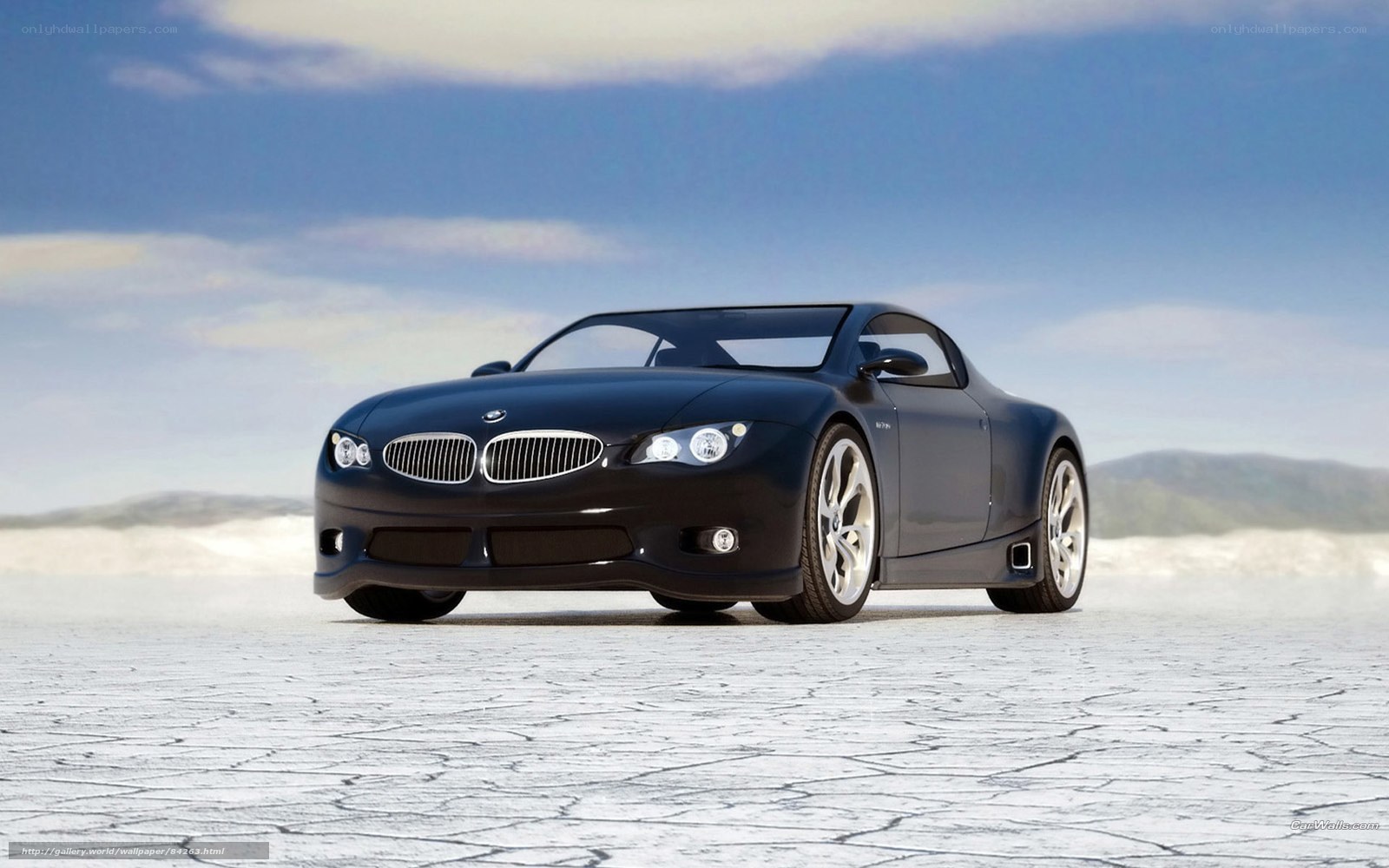 Black BMW concept car