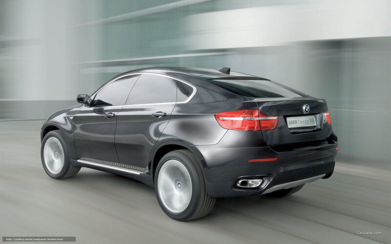 Black BMW Concept X6 — Gray