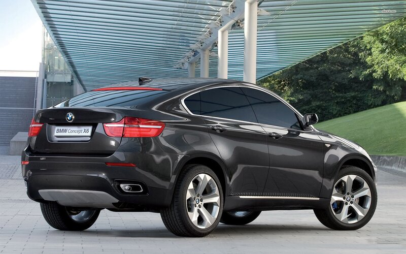 Black Bmw Concept X6 — Modern, Afternoon
