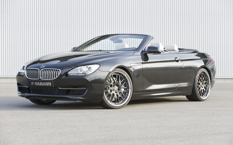 Black BMW convertible car