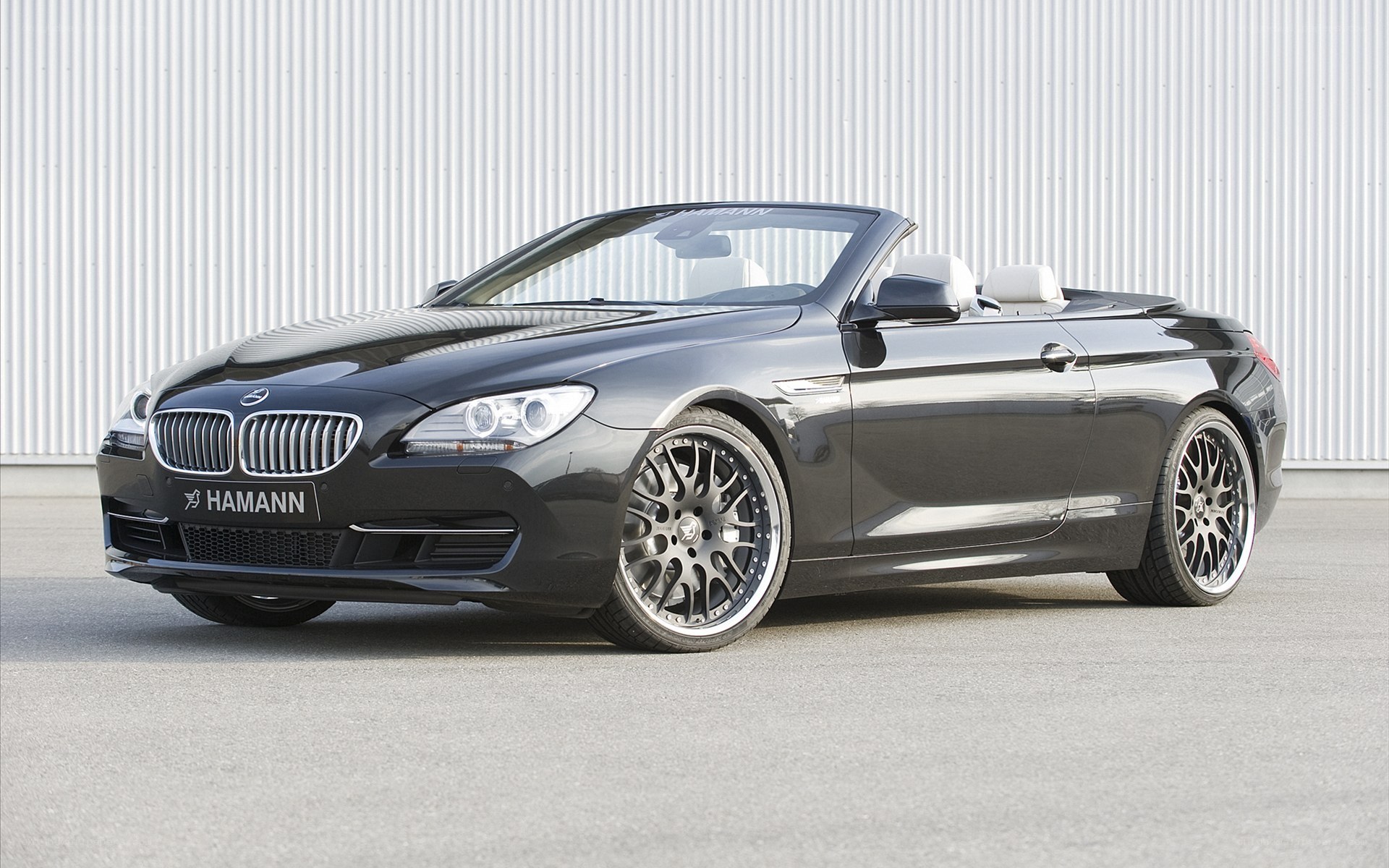 Black BMW convertible car