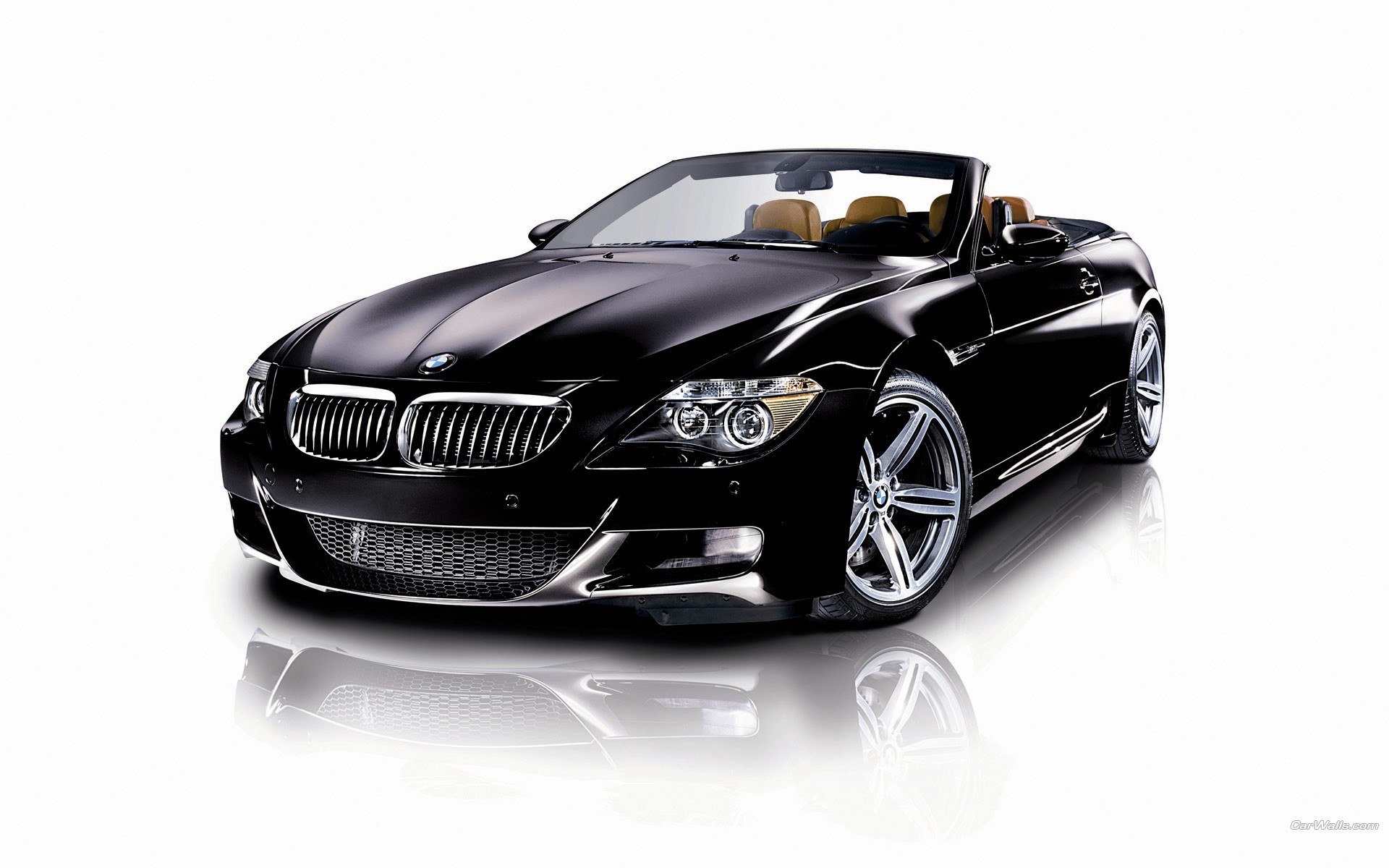 Black BMW convertible car