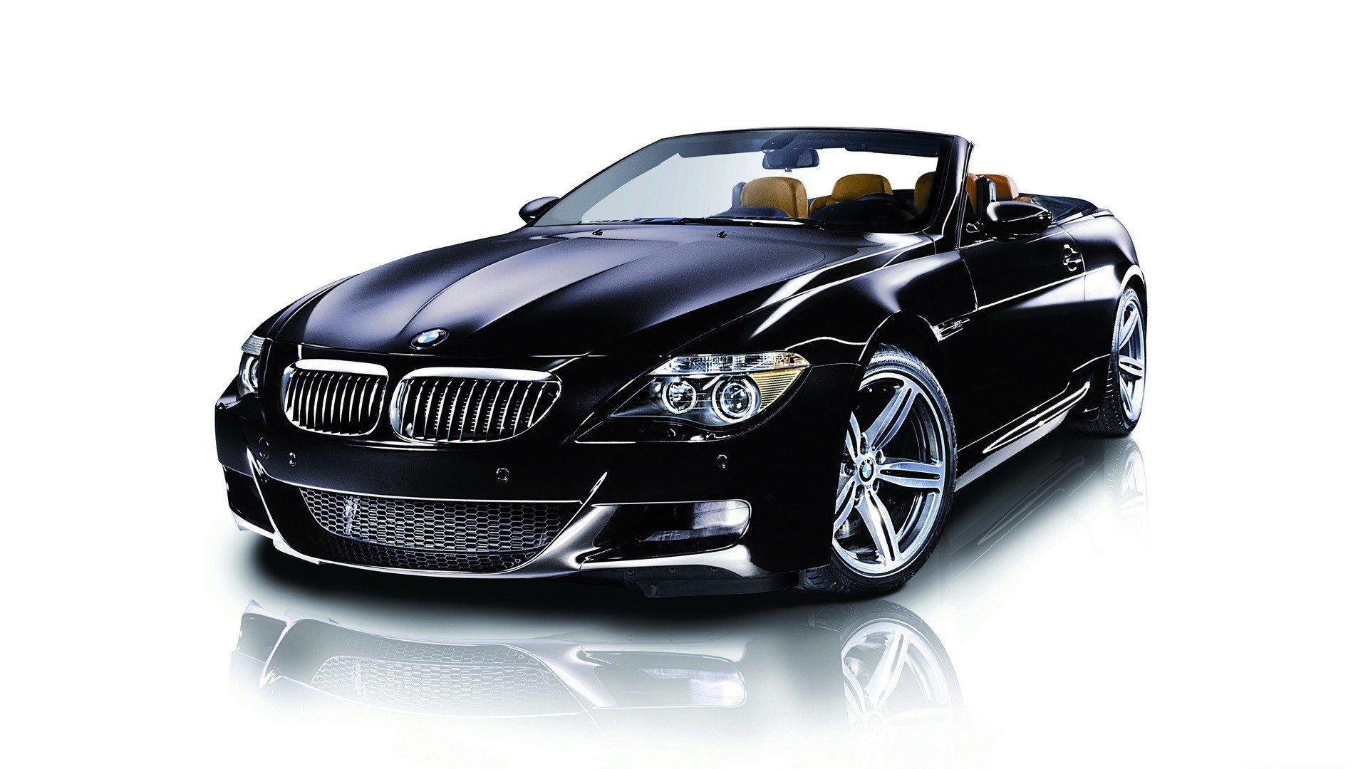 Black BMW convertible car