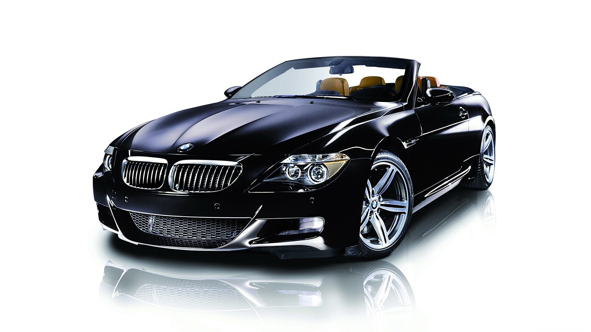 Black BMW convertible car
