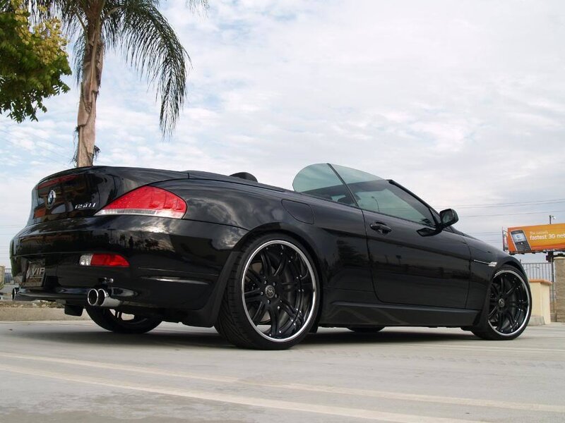 black bmw convertible car