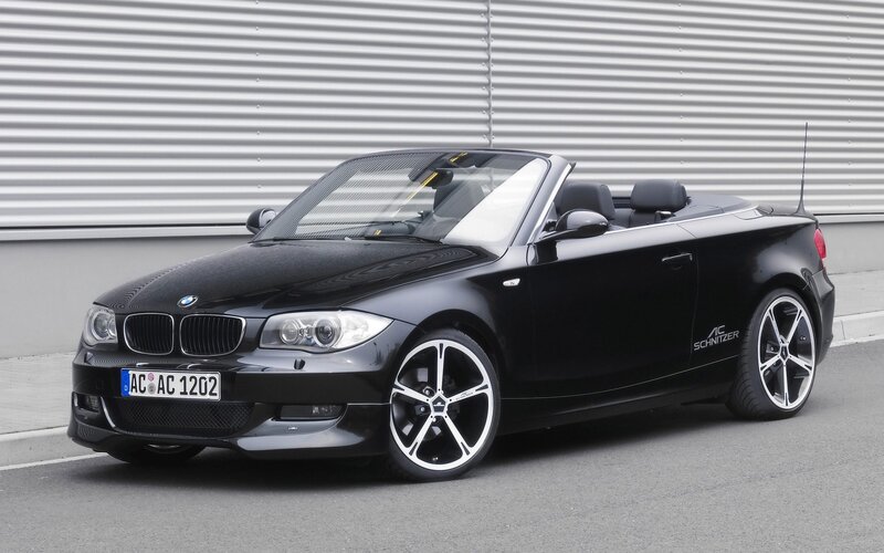 black bmw convertible car