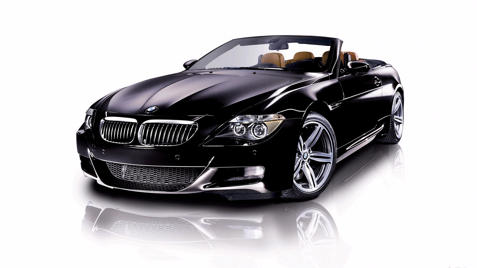 black bmw convertible car