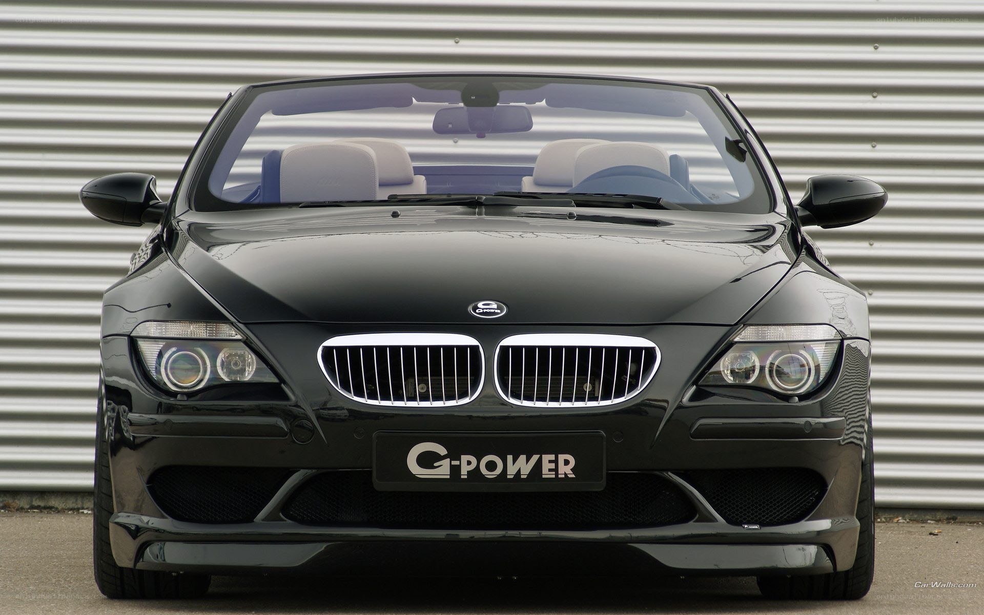 black bmw convertible car