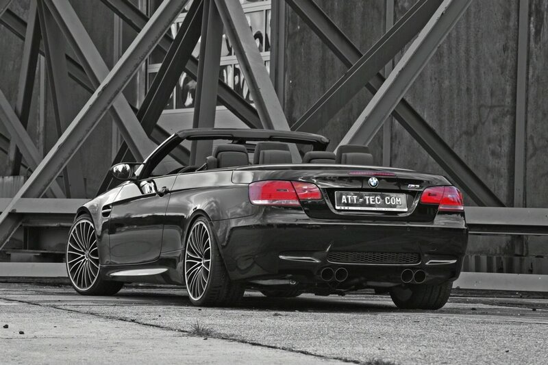 Black BMW Convertible — Dramatic, Photograph, Car, Bridge, License Plate, Gray