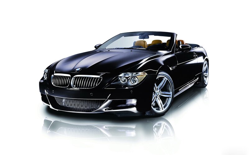 Black Bmw Convertible — Dramatic, Photograph, Car