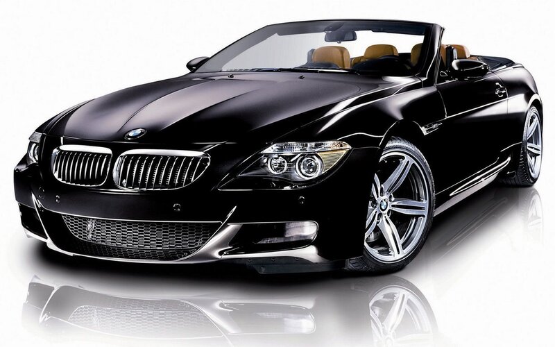 Black Bmw Convertible — Dramatic