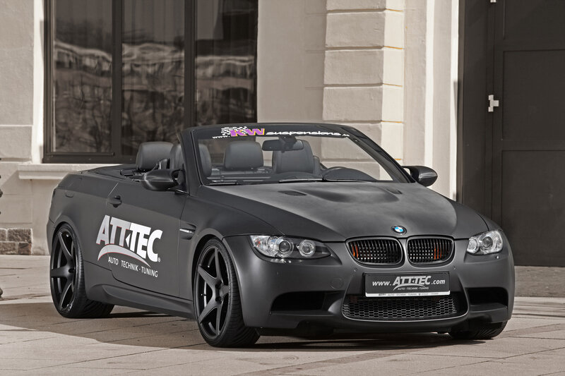 Black BMW Convertible — Gray