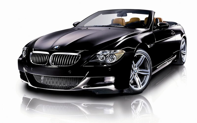 Black BMW Convertible — Neutral, Photograph, Car