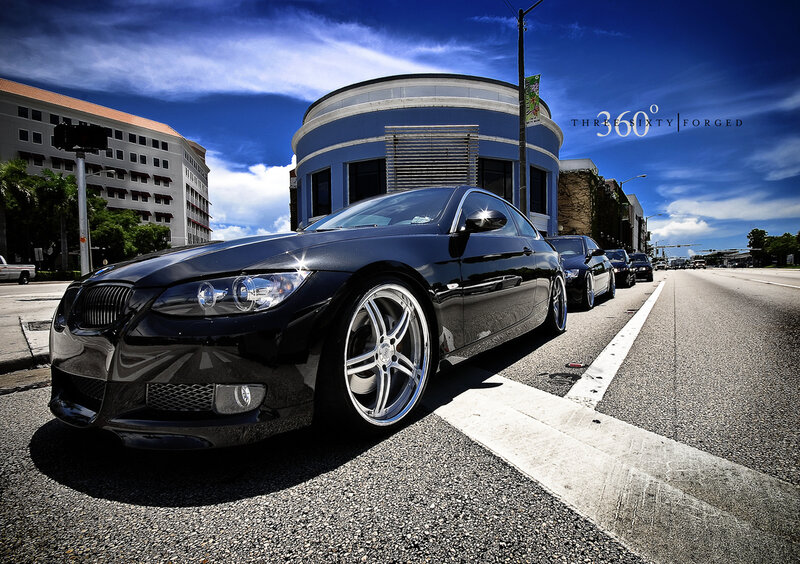 Black Bmw Coupe — Blue