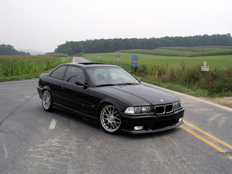 Black BMW Coupe — Calm, Morning