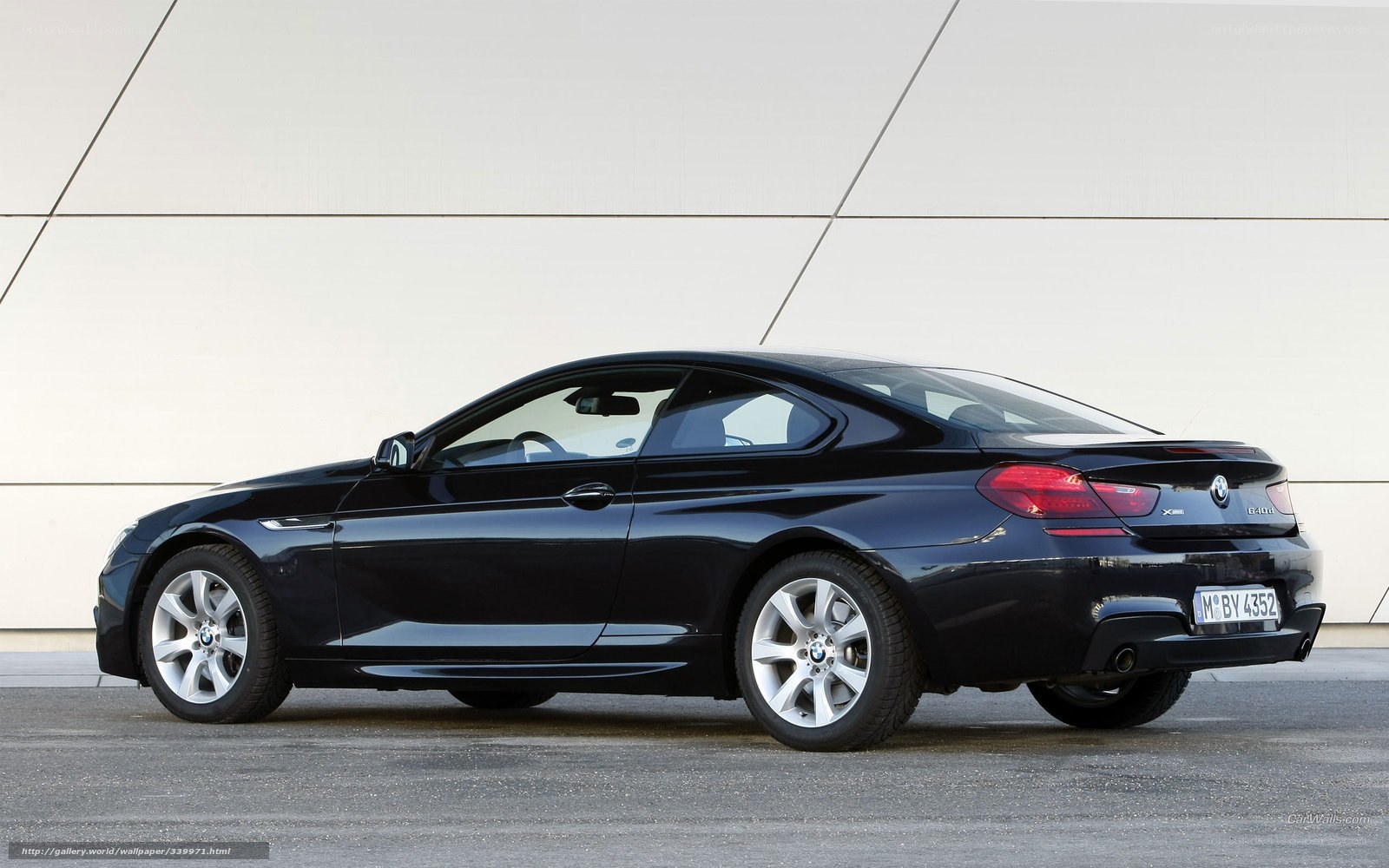 black bmw coupe car