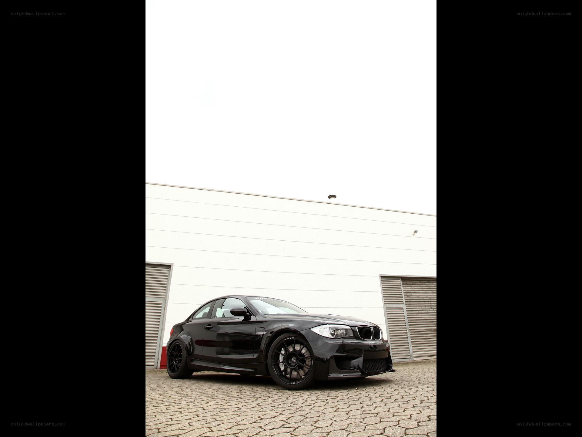 black bmw coupe car