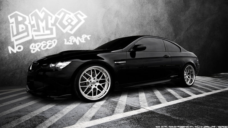 Black BMW Coupe — Dramatic