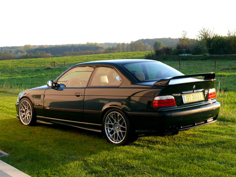Black BMW Coupe — Green