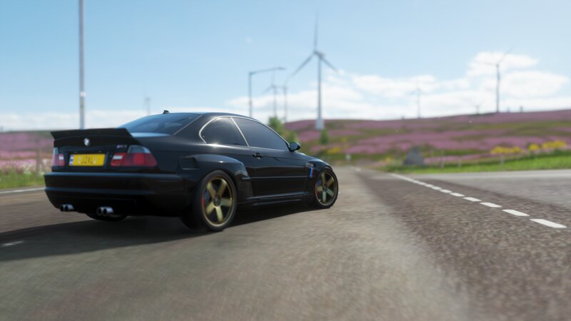 Black BMW Coupe — Serene, Afternoon, 3d Render