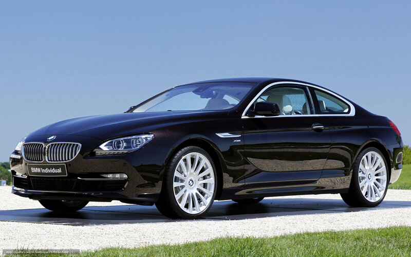 Black BMW Coupe — Serene, Afternoon, Photograph