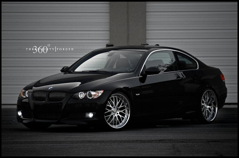 black bmw coupe