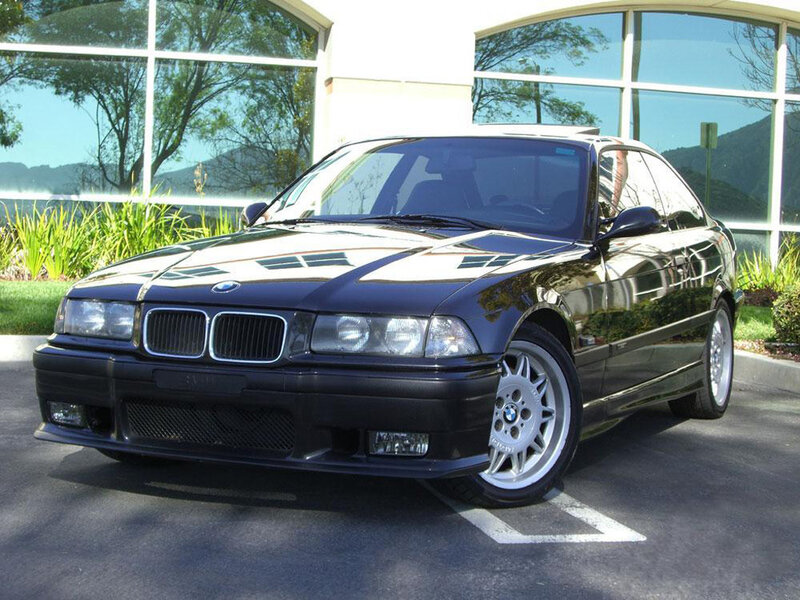 black bmw e36 m3