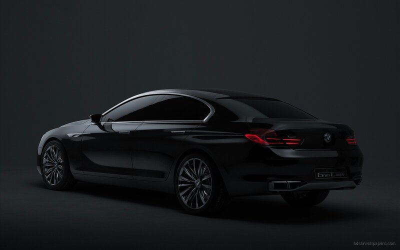 black bmw gran coupe