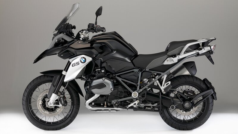 Black BMW GS Motorcycle