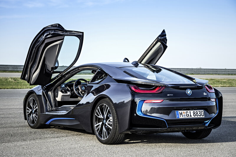 Black BMW I8 Car