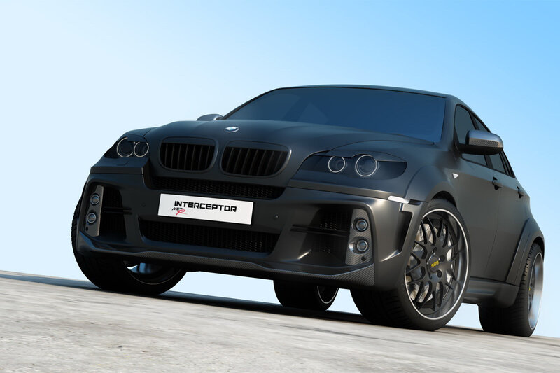 black bmw interceptor suv