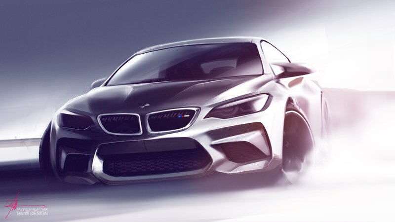Black BMW M2 Car