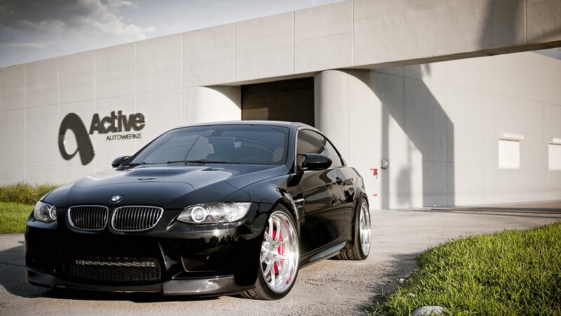 Black BMW M3 at Active Autowerke