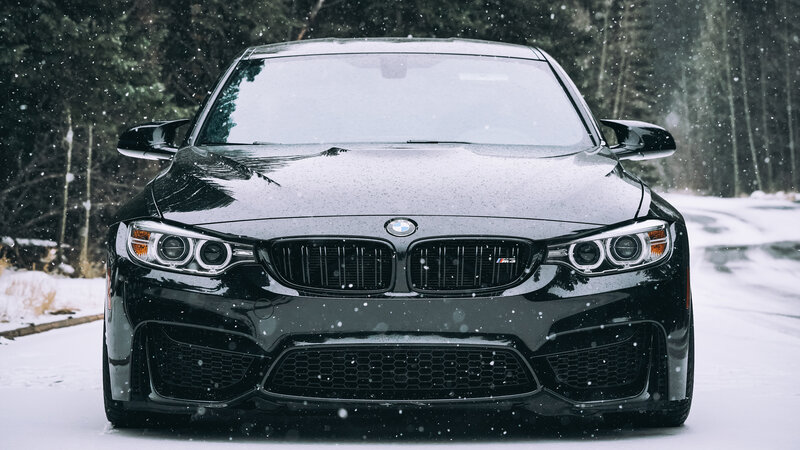 Black Bmw M3 Car — Cold