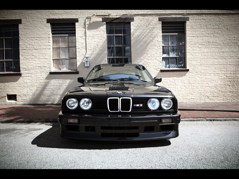 Black BMW M3 Car — Dramatic, Afternoon