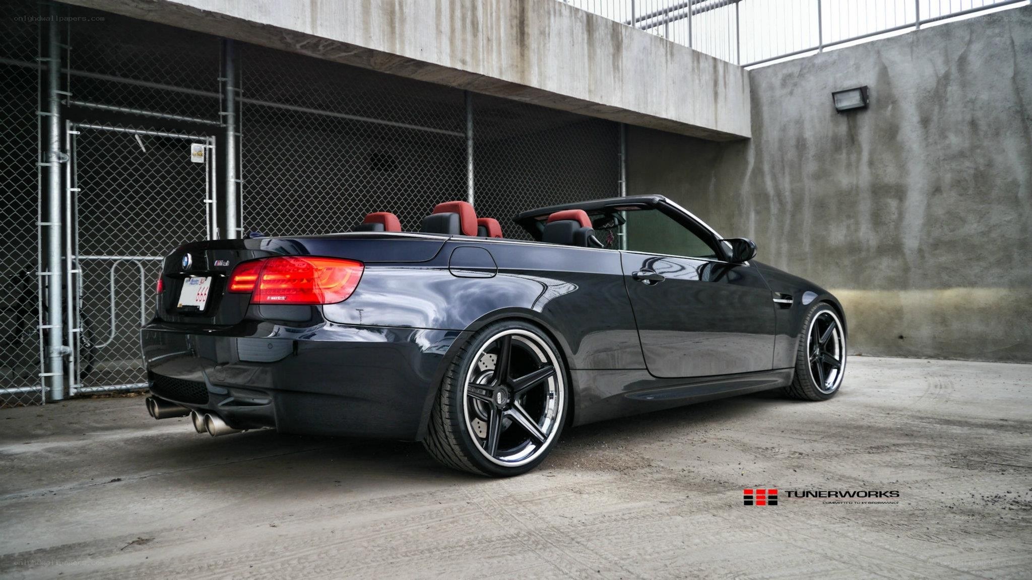 black bmw m3 convertible