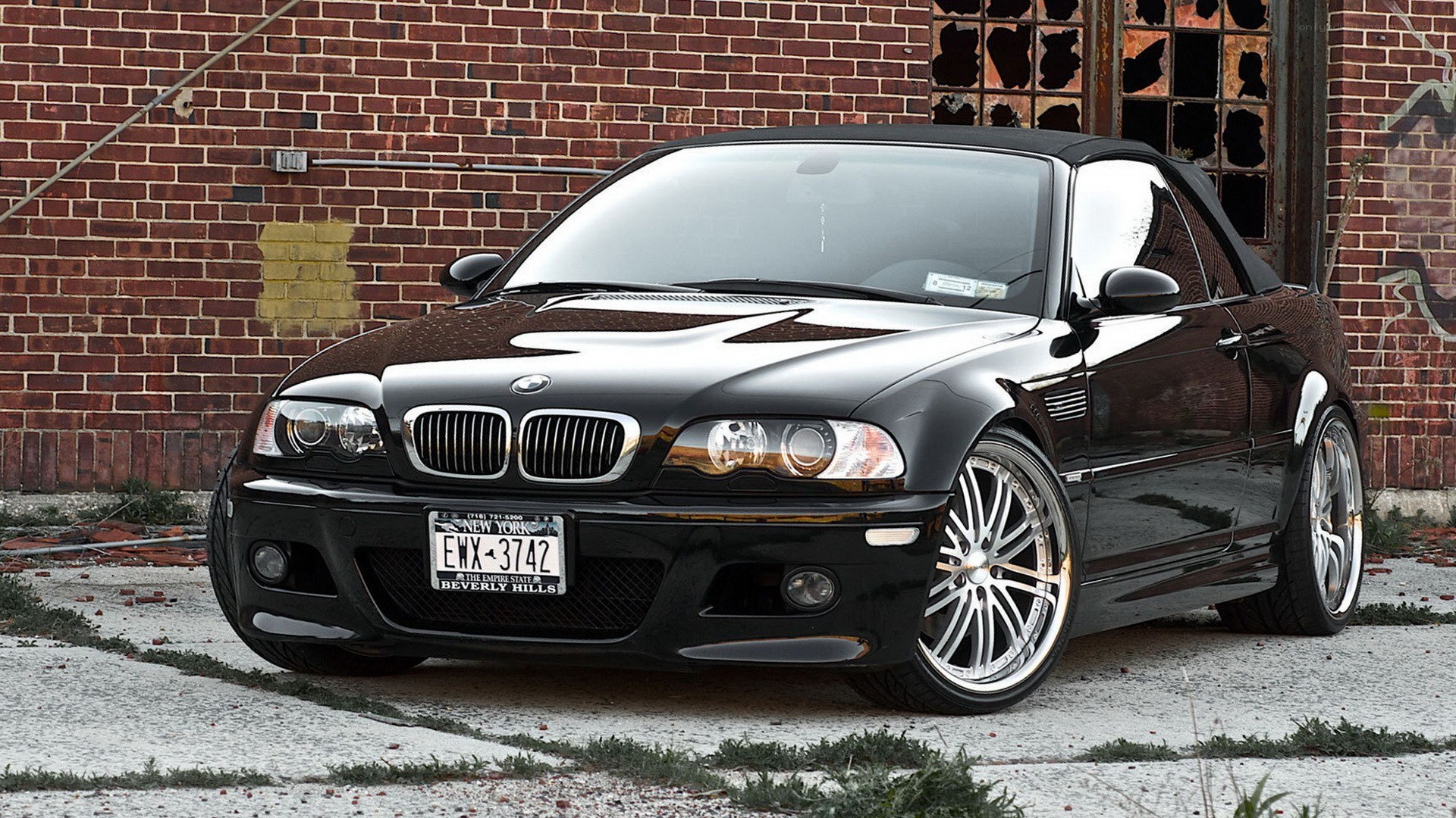 Black BMW M3 convertible