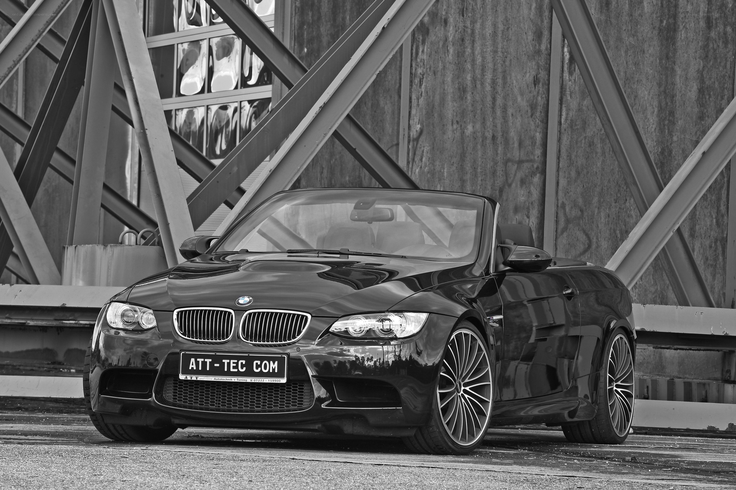 Black BMW M3 convertible