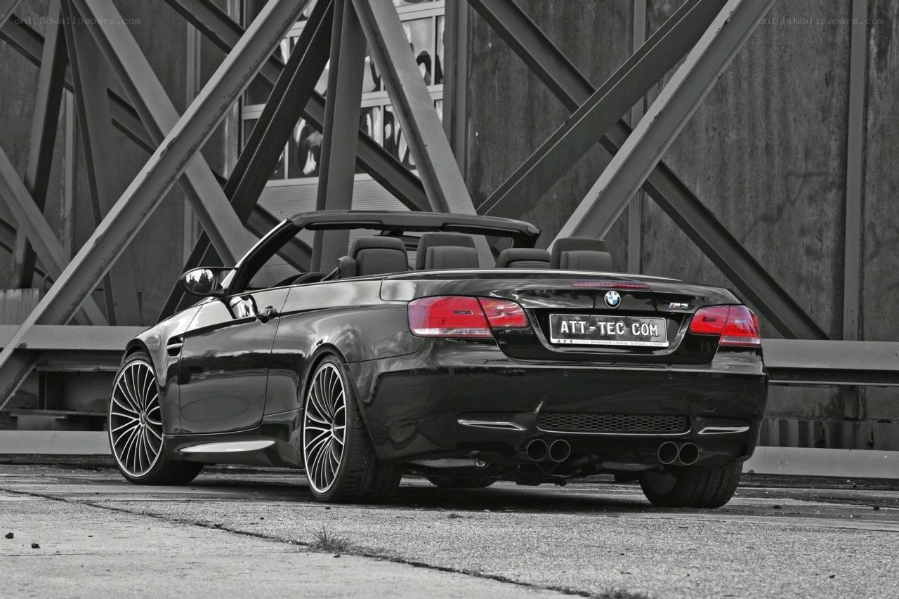 Black BMW M3 convertible